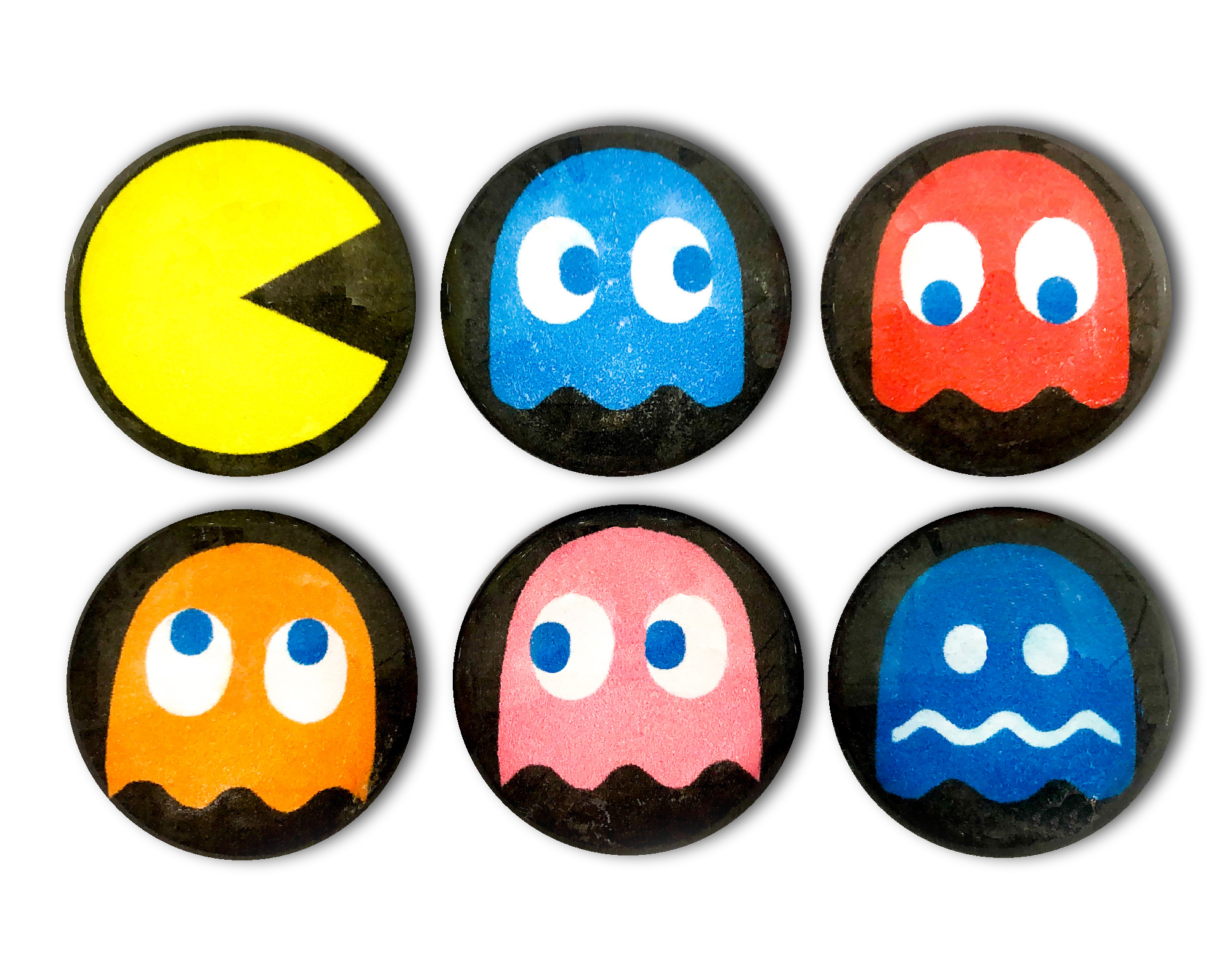 Pac-Man Magnet Set