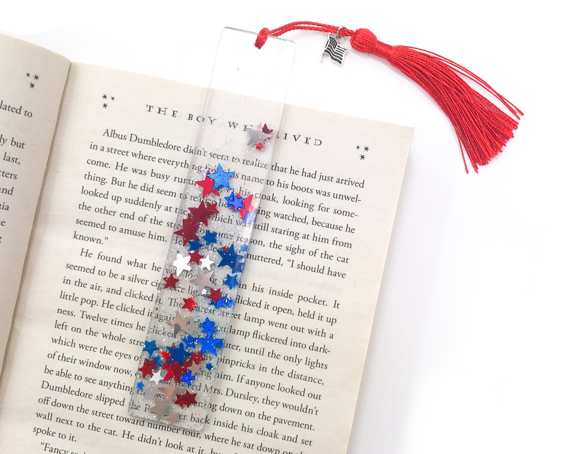 American Flag Bookmark