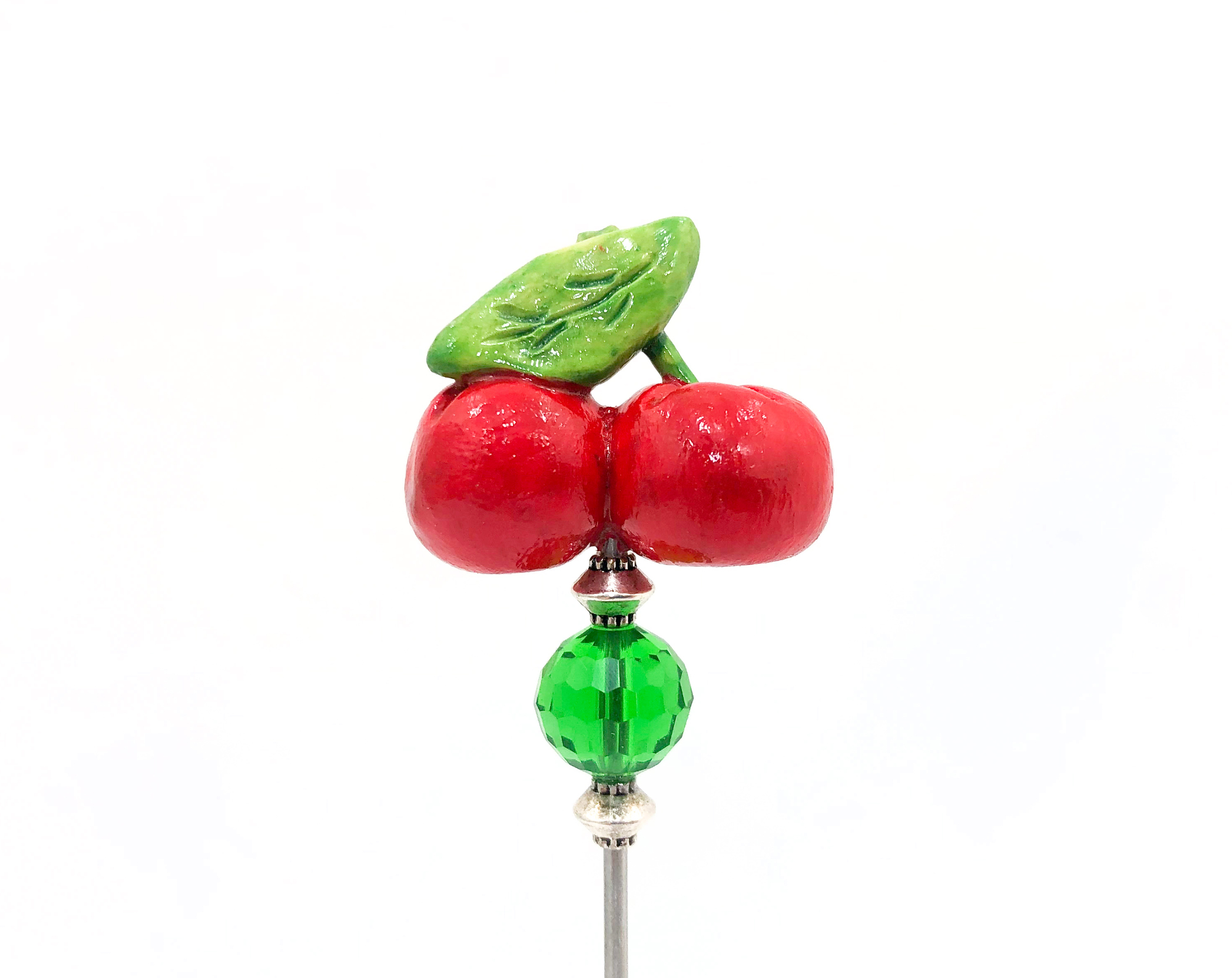 Cherry Ceramic Pipe Poker