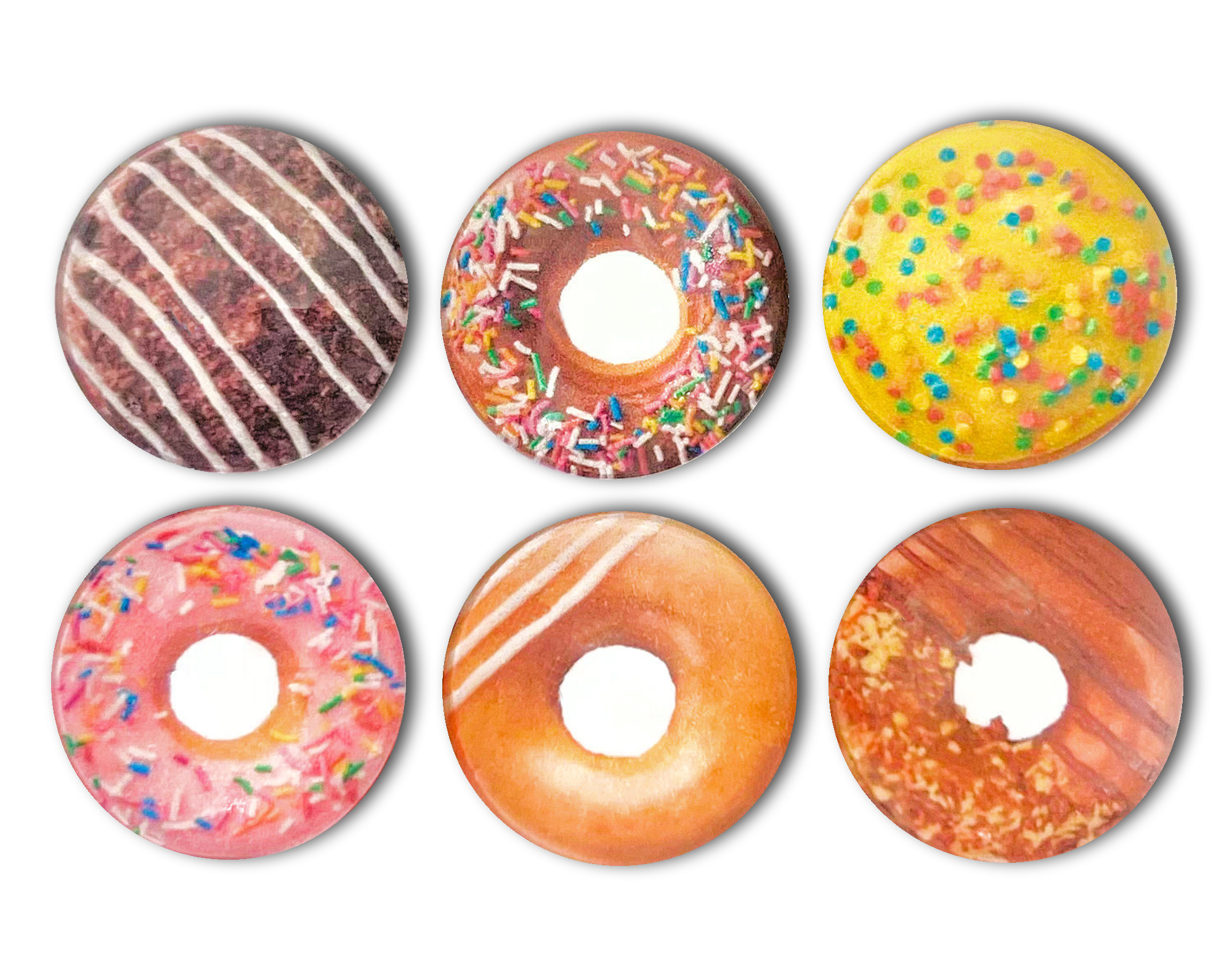 Doughnut Magnets Set