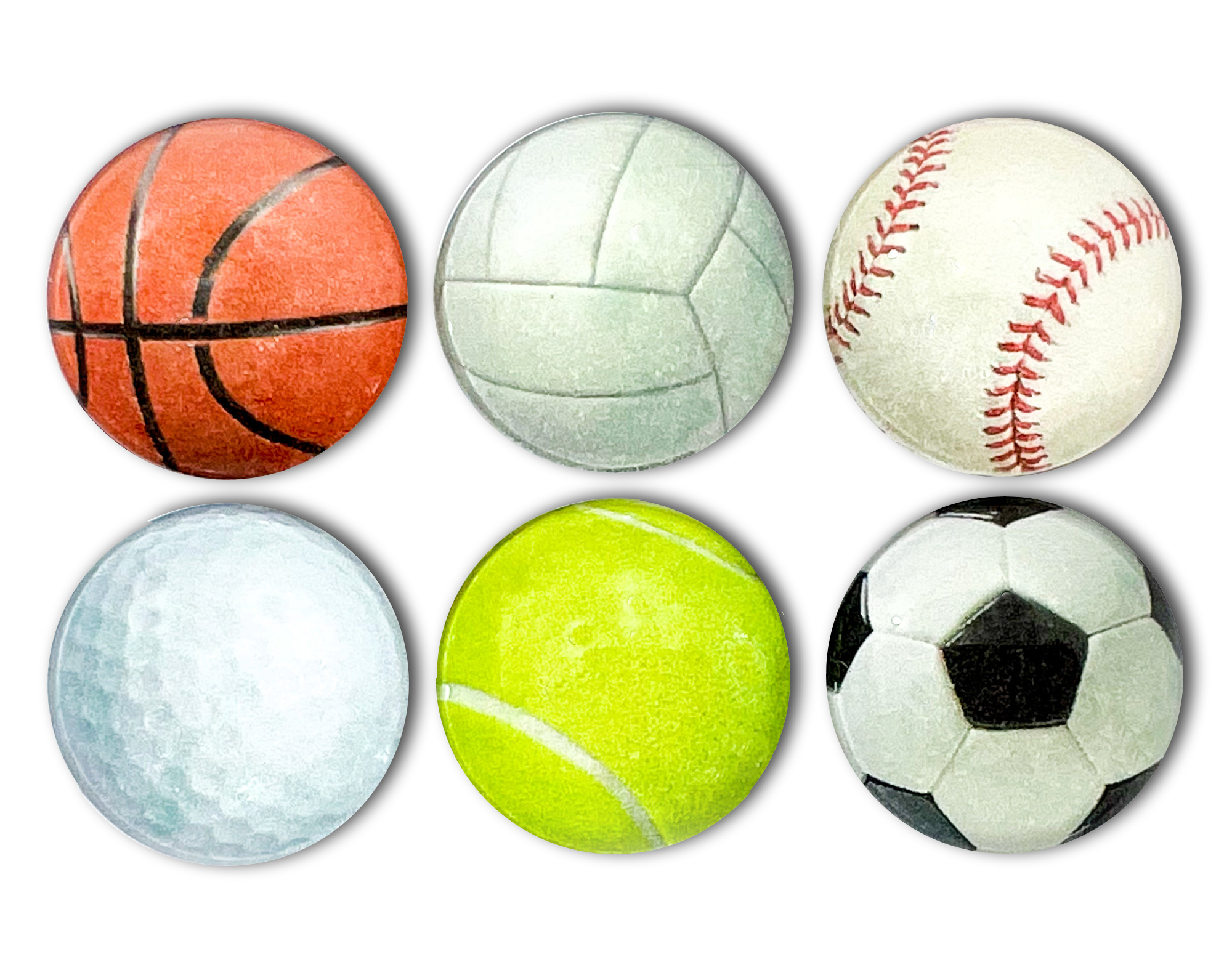 Sports Balls Magnet Set