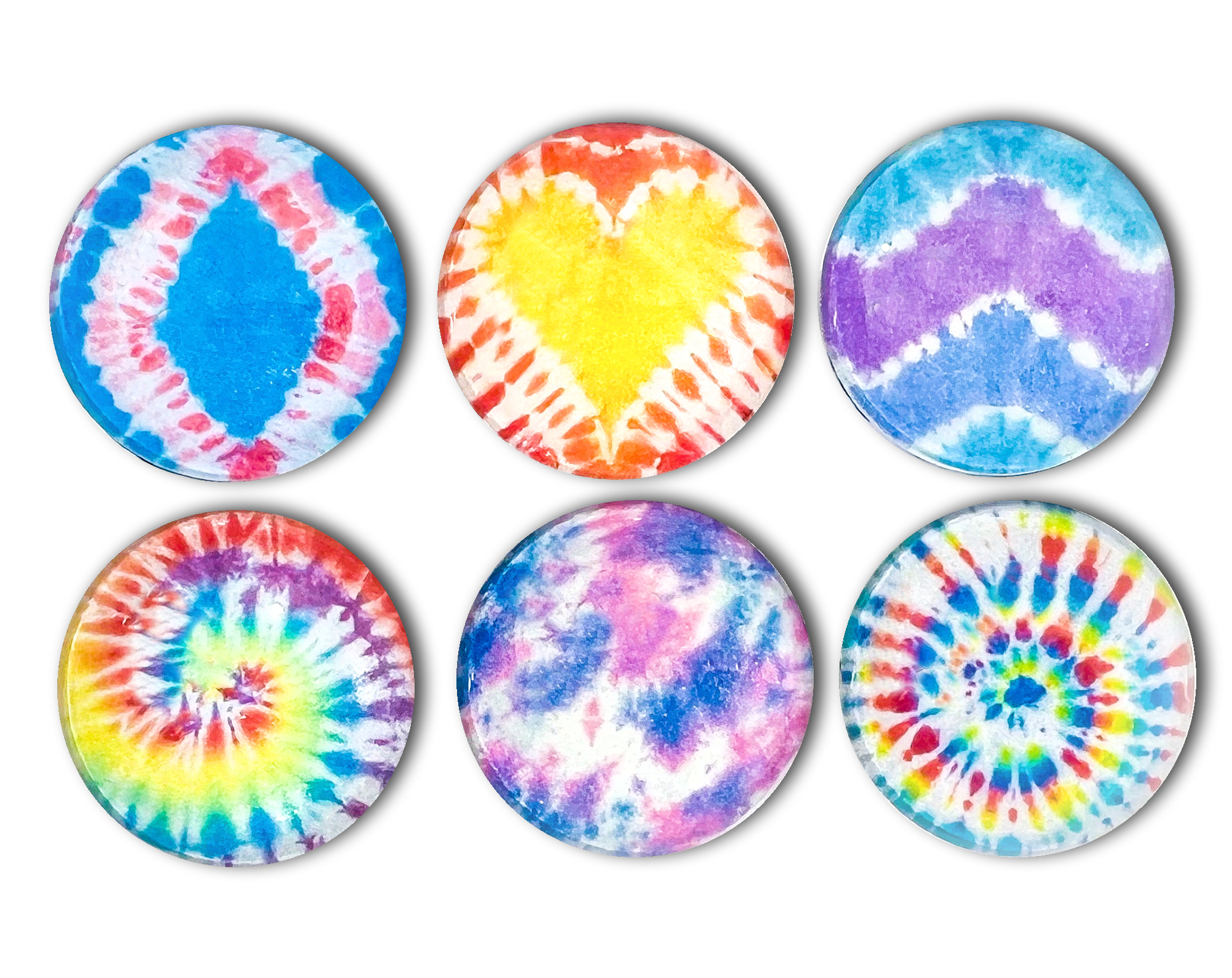 Tie Dye Magnet Set