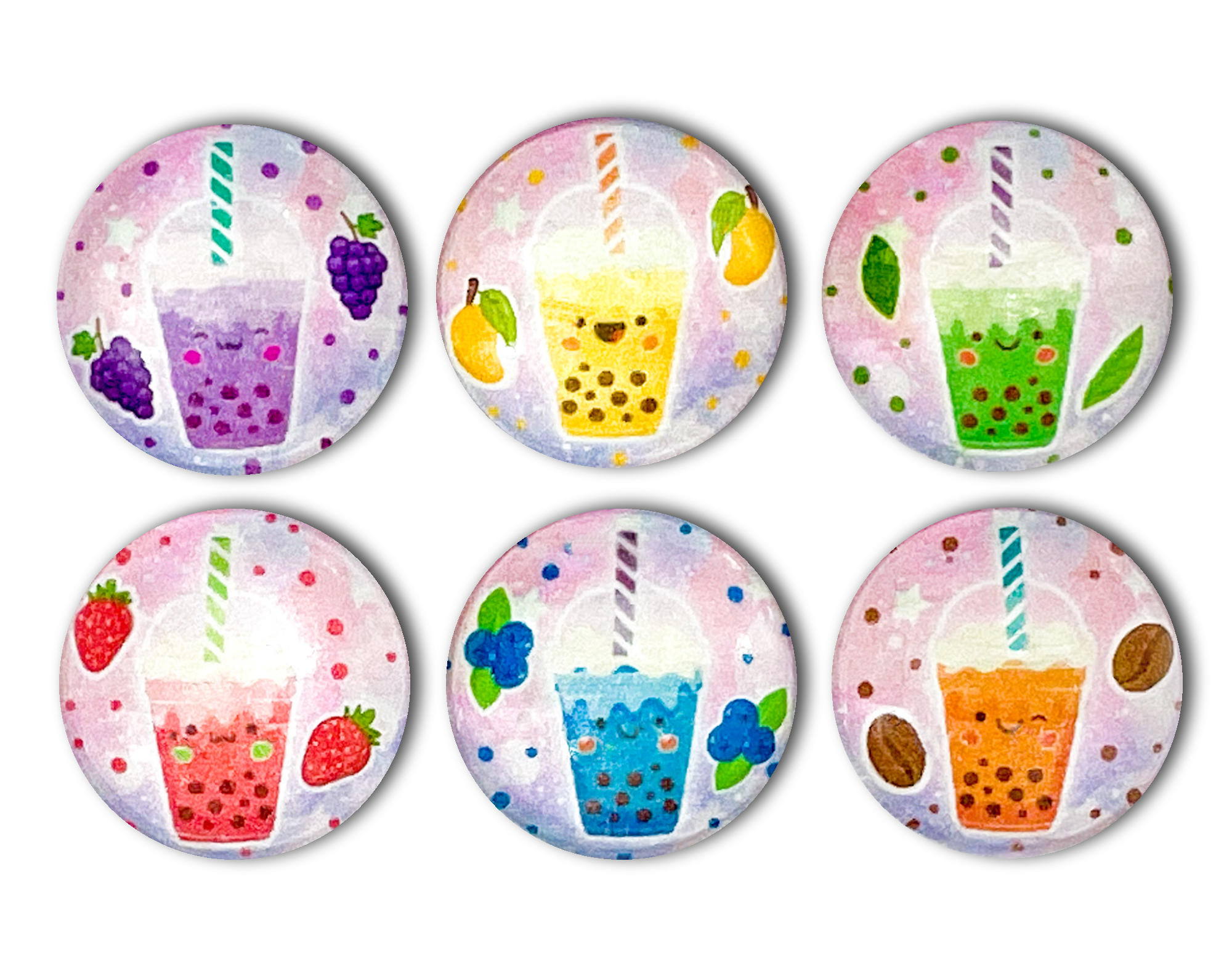 Boba Magnet Set