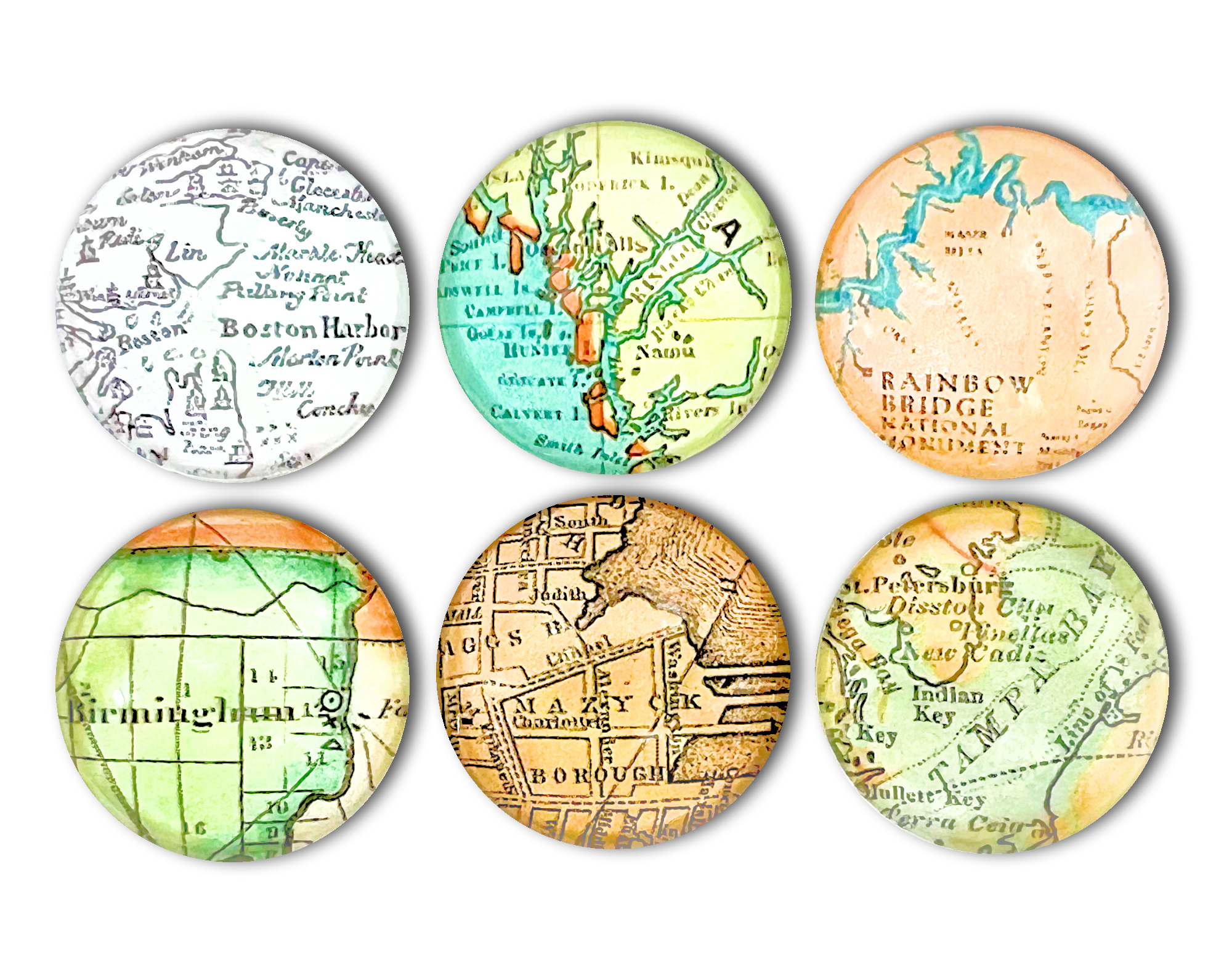 Old Maps Magnets