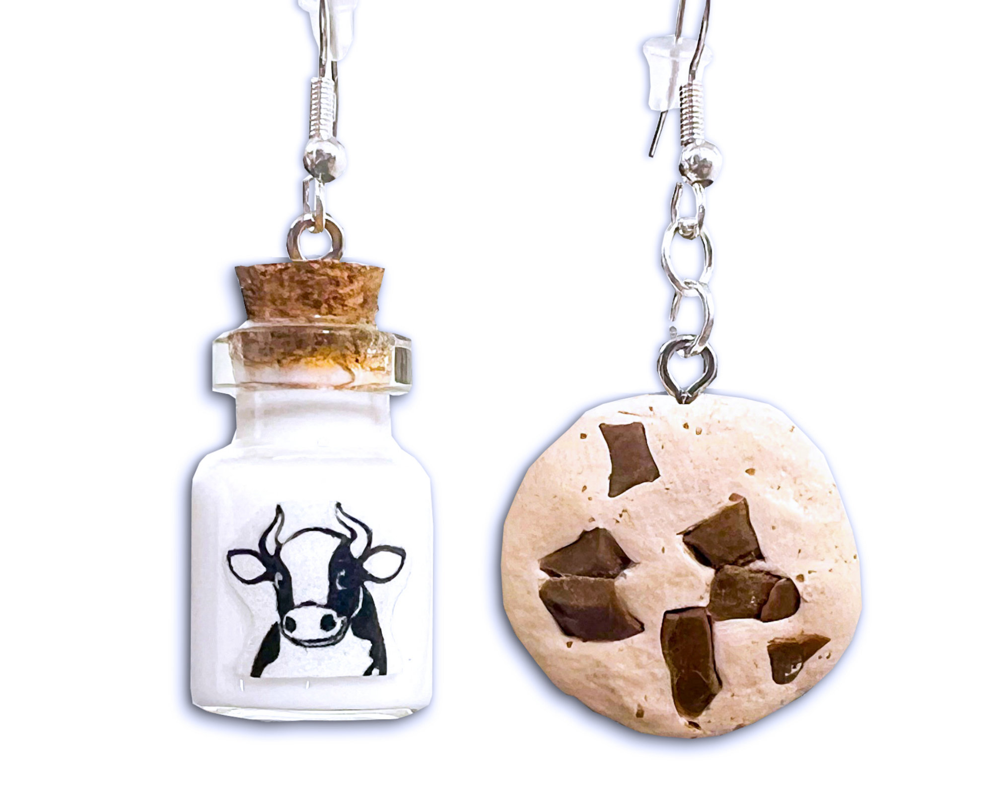 Milk and Cookie Earrings